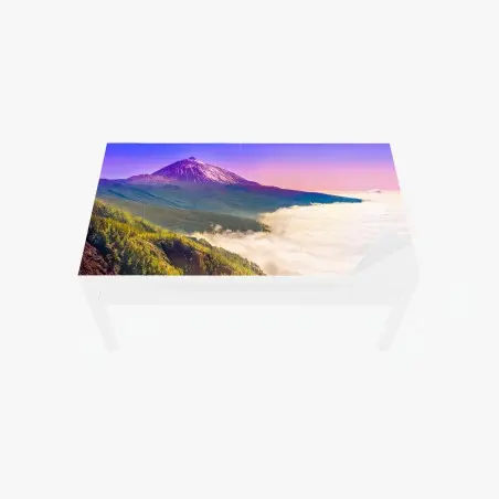 Sticker pour table et bureau aube colorée sur le Teide, Tenerife – Wallnifity®