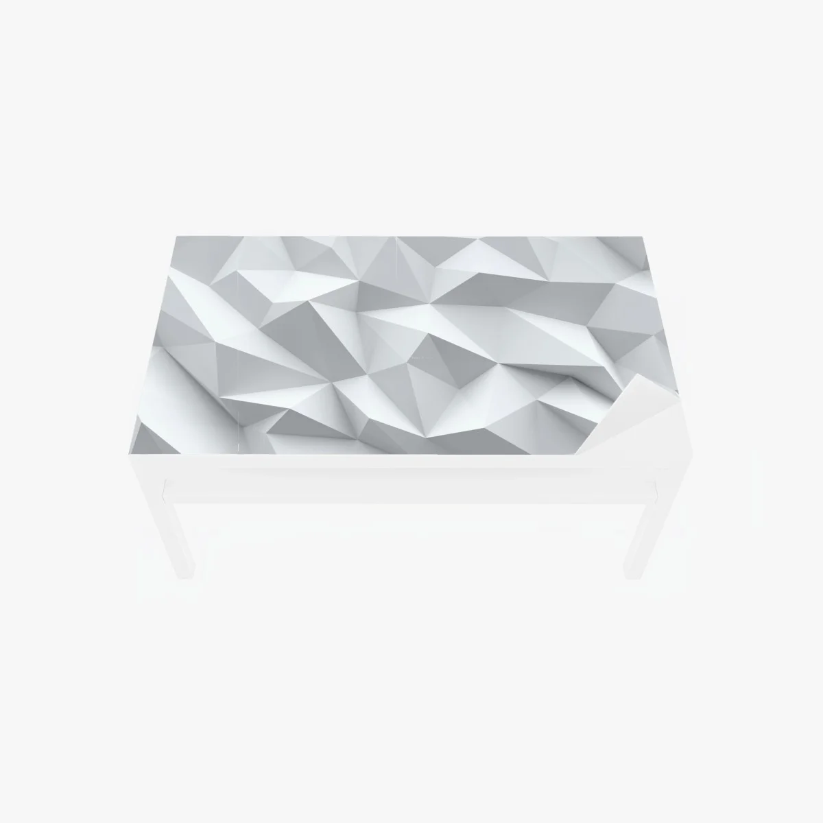 Sticker pour table et bureau motif géométrique minimaliste blanc et gris pour décoration murale – Wallnifity® Sticker pour table et bureau motif géométrique minimaliste blanc et gris pour décoration murale – Wallnifity®
