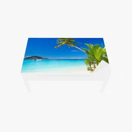 Sticker pour table et bureau évasion tropicale en Thaïlande – Wallnifity®