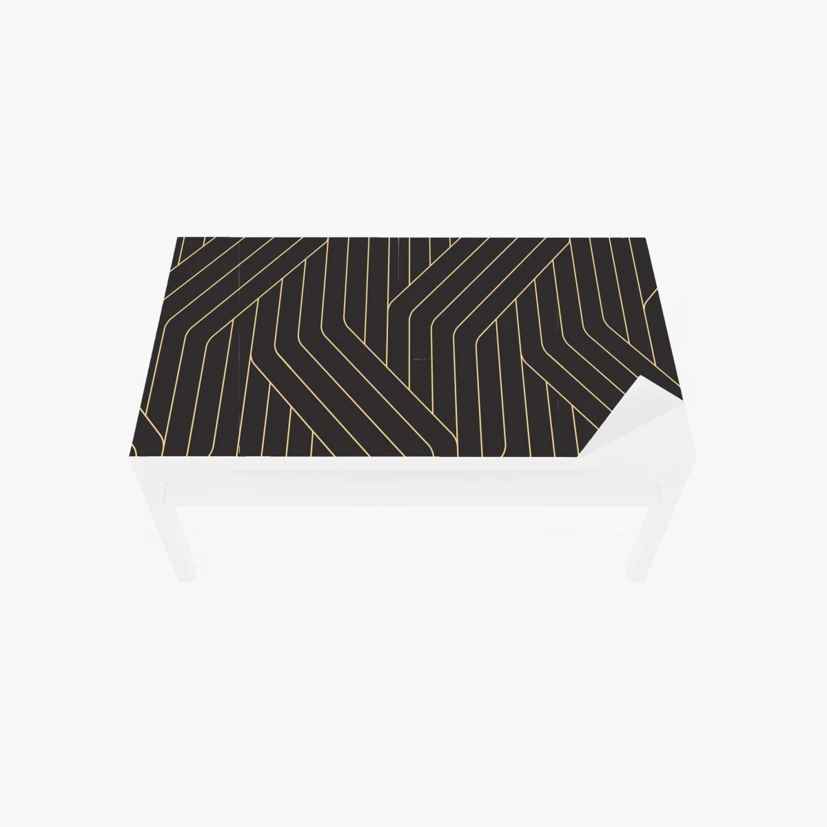 Sticker pour table et bureau motif géométrique art déco noir et or – Wallnifity® Sticker pour table et bureau motif géométrique art déco noir et or – Wallnifity®