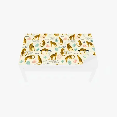 Sticker pour table et bureau motif guépards stylisés pour décor mural – Wallnifity®