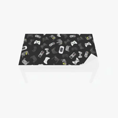 Sticker pour table et bureau motif de manettes de jeux vidéo rétro et modernes – Wallnifity®