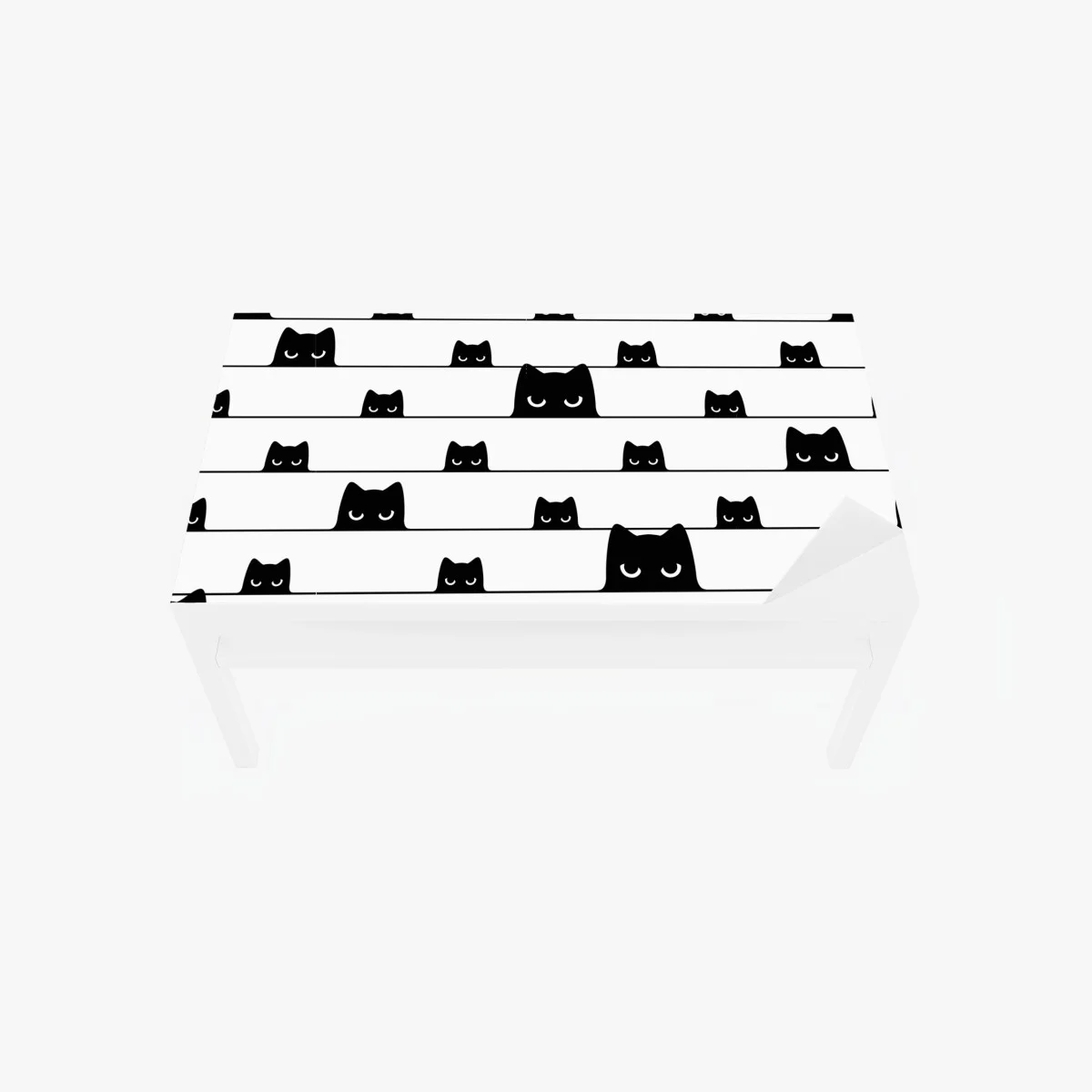 Sticker pour table et bureau motif chats malicieux en noir et blanc – Wallnifity® Sticker pour table et bureau motif chats malicieux en noir et blanc – Wallnifity®