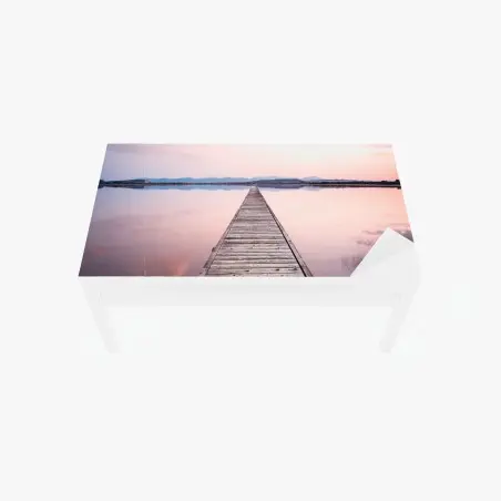 Sticker pour table et bureau passerelle vers le crépuscule – Wallnifity®