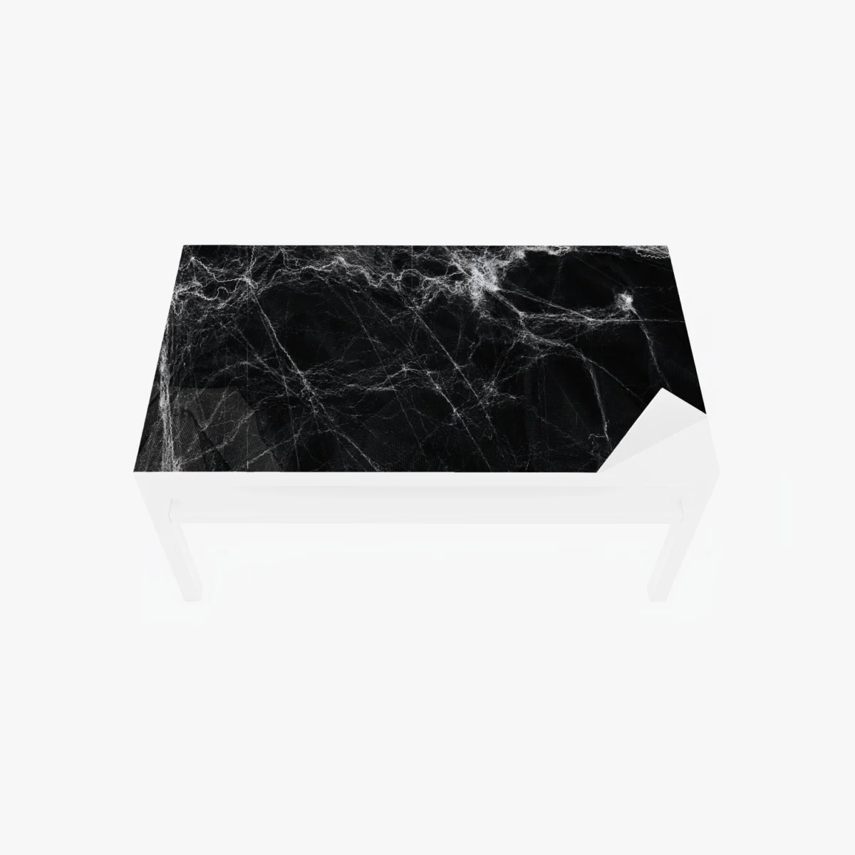 Sticker pour table et bureau toile d'araignée spectrale sur fond noir – Wallnifity® Sticker pour table et bureau toile d'araignée spectrale sur fond noir – Wallnifity®