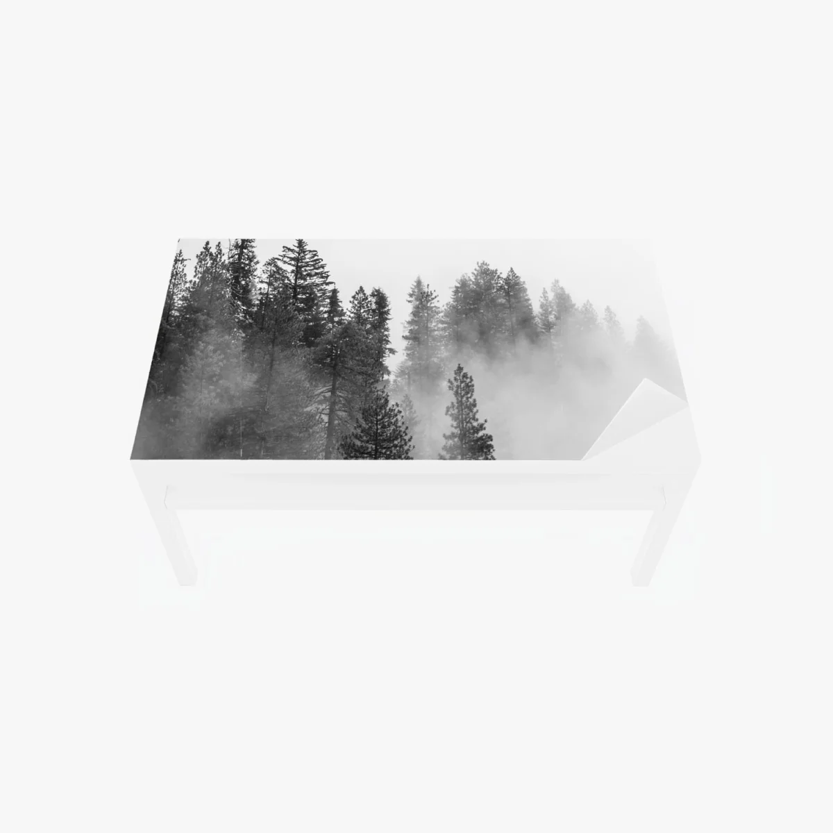 Sticker pour table et bureau brume sur Giant Forest, Sierra Nevada – Wallnifity® Sticker pour table et bureau brume sur Giant Forest, Sierra Nevada – Wallnifity®