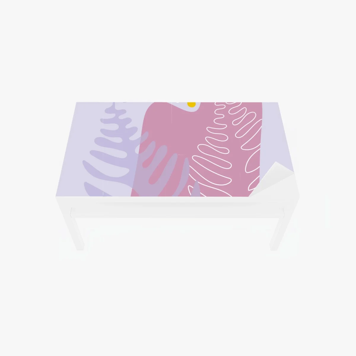 Sticker pour table et bureau motif botanique abstrait aux tons pastels – Wallnifity® Sticker pour table et bureau motif botanique abstrait aux tons pastels – Wallnifity®