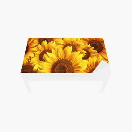 Sticker pour table et bureau mosaïque de tournesols éclatants – Wallnifity®
