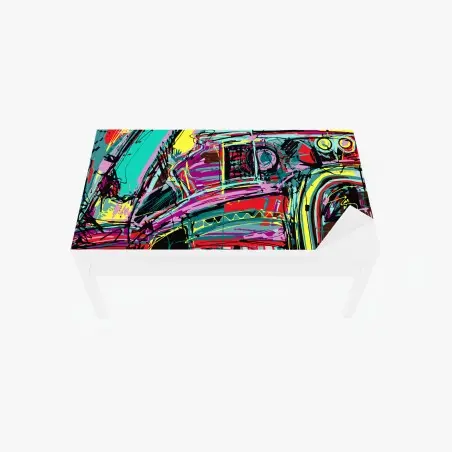 Sticker pour table et bureau explosion chromatique abstraite – Wallnifity®