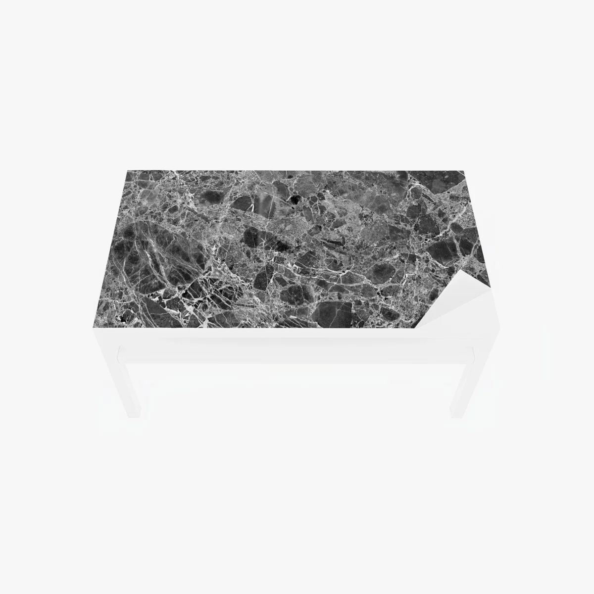 Sticker pour table et bureau marbre noir et blanc : élégance intemporelle – Wallnifity® Sticker pour table et bureau marbre noir et blanc : élégance intemporelle – Wallnifity®