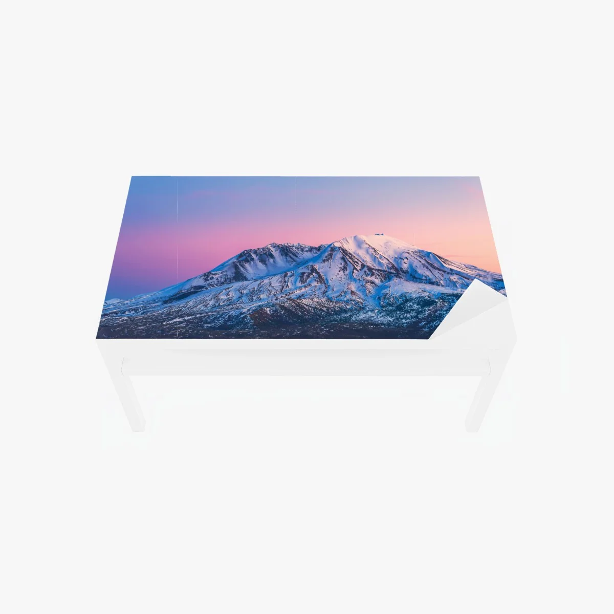 Sticker pour table et bureau paysage enneigé de Mount St. Helens au crépuscule – Wallnifity® Sticker pour table et bureau paysage enneigé de Mount St. Helens au crépuscule – Wallnifity®