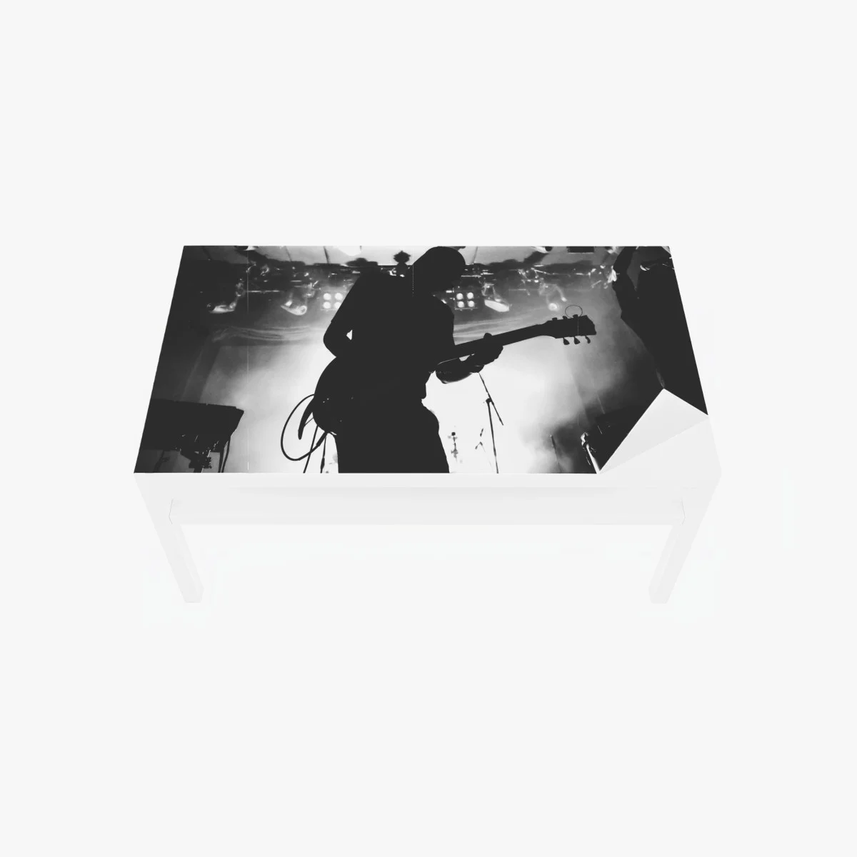 Sticker pour table et bureau silhouette de guitariste en concert – Wallnifity® Sticker pour table et bureau silhouette de guitariste en concert – Wallnifity®