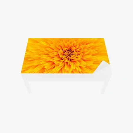 Sticker pour table et bureau éclat de tournesol en macro – Wallnifity®