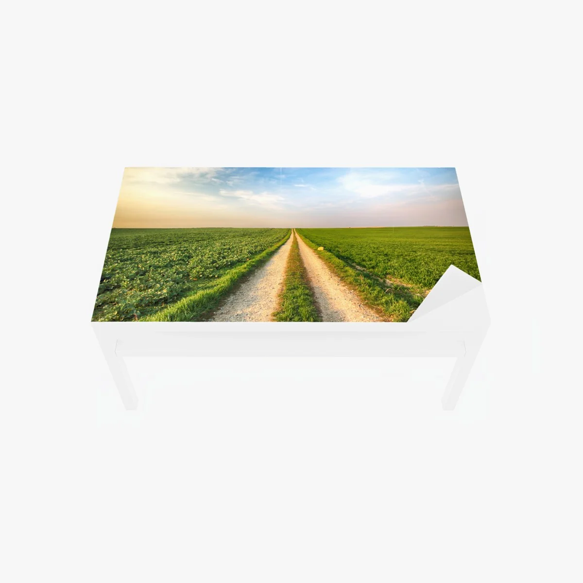 Sticker pour table et bureau chemin rural vers l'horizon – Wallnifity® Sticker pour table et bureau chemin rural vers l'horizon – Wallnifity®