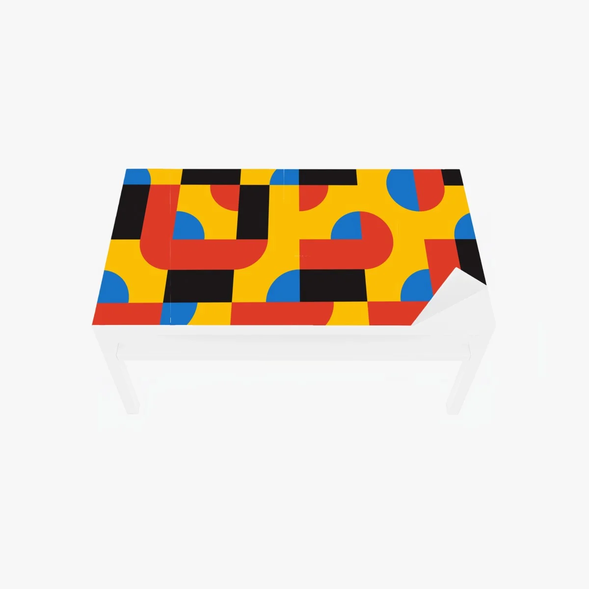 Sticker pour table et bureau motif géométrique vibrant aux formes arrondies – Wallnifity® Sticker pour table et bureau motif géométrique vibrant aux formes arrondies – Wallnifity®