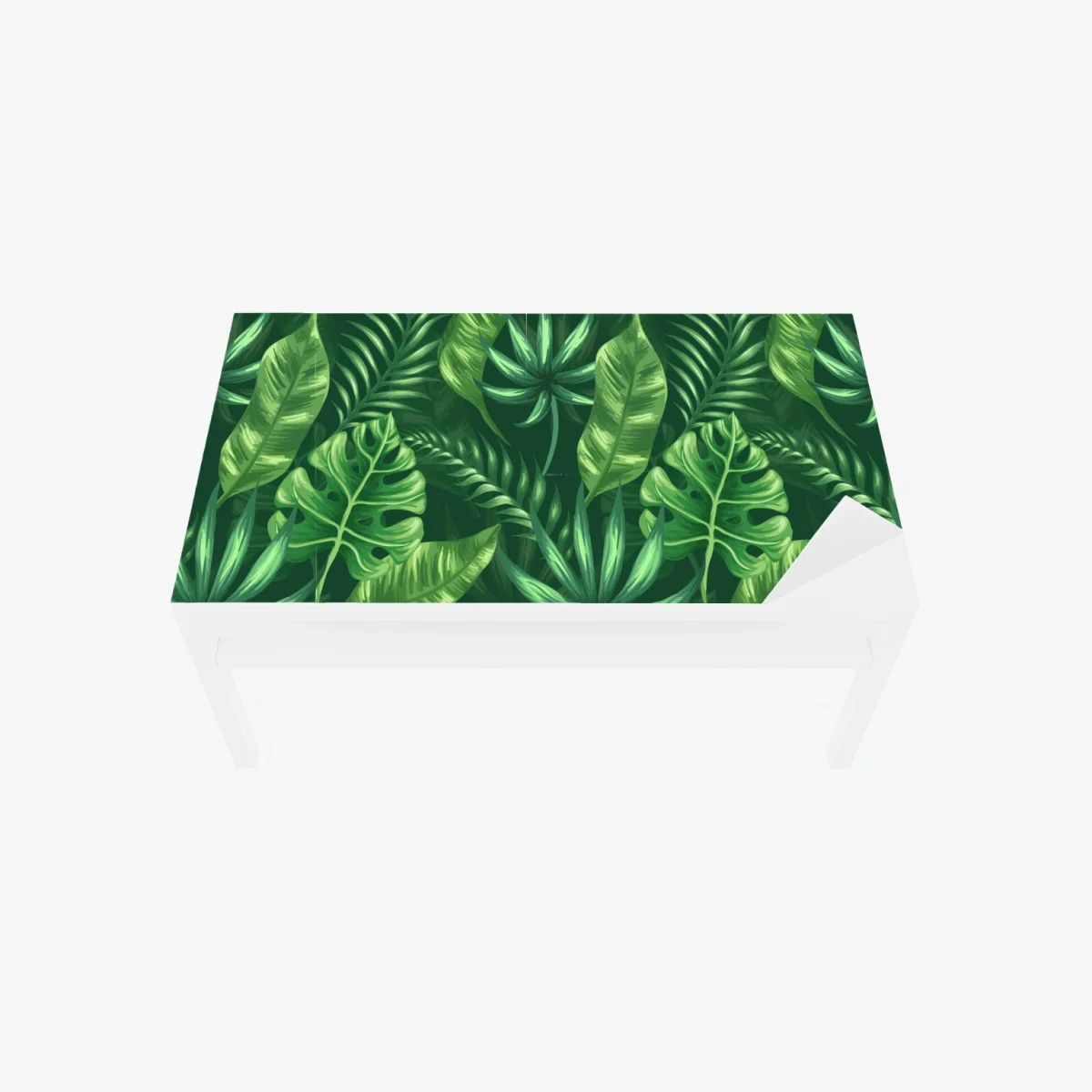 Sticker pour table et bureau motif tropical de feuilles vertes – Wallnifity® Sticker pour table et bureau motif tropical de feuilles vertes – Wallnifity®