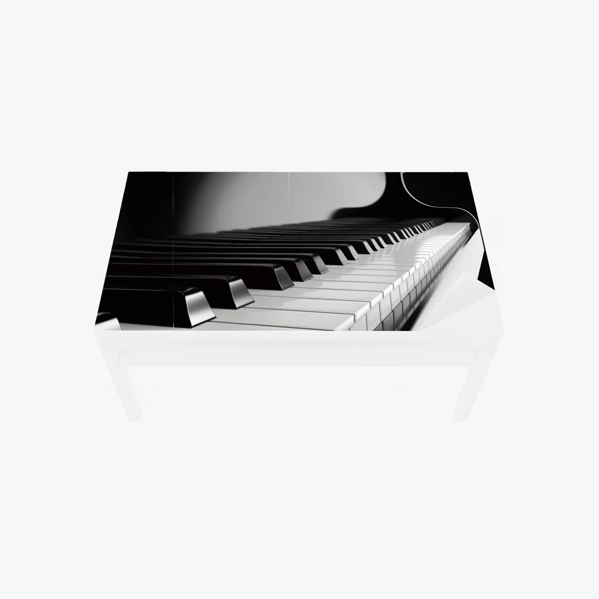 Sticker pour table et bureau élégance du piano en noir et blanc – Wallnifity® Sticker pour table et bureau élégance du piano en noir et blanc – Wallnifity®