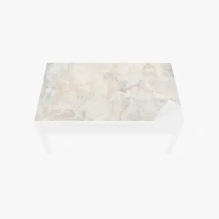 Sticker pour table et bureau marbre beige aux veines délicates – Wallnifity®