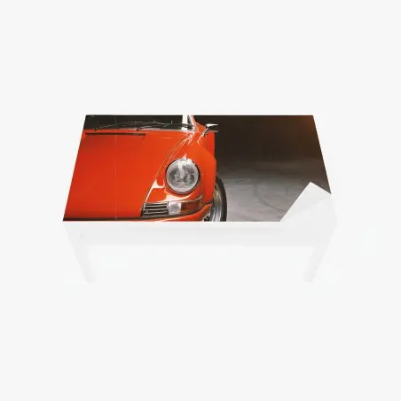 Sticker pour table et bureau voiture de sport vintage rouge des années 70 – Wallnifity®
