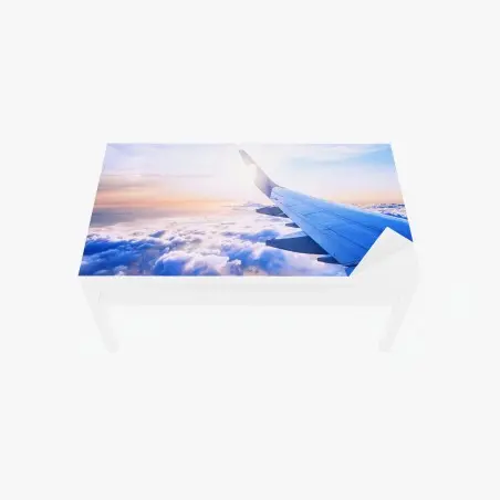 Sticker pour table et bureau vue aérienne au coucher de soleil – Wallnifity®