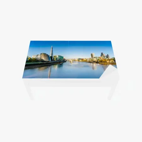 Sticker pour table et bureau panorama de Londres sur la Tamise – Wallnifity®