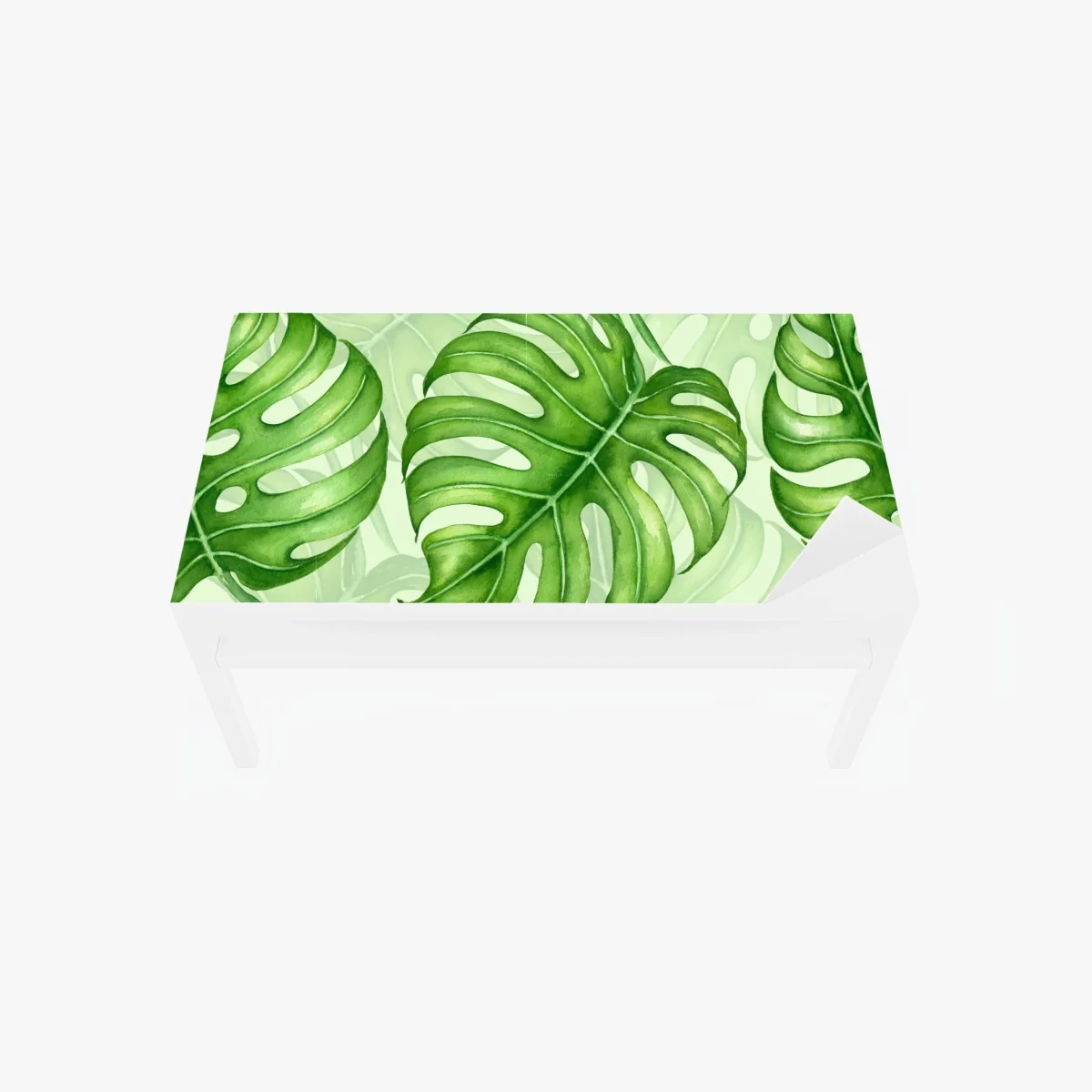 Sticker pour table et bureau motif tropical de feuilles de monstera – Wallnifity® Sticker pour table et bureau motif tropical de feuilles de monstera – Wallnifity®