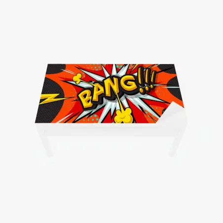 Sticker pour table et bureau explosion pop art bang dynamique – Wallnifity®