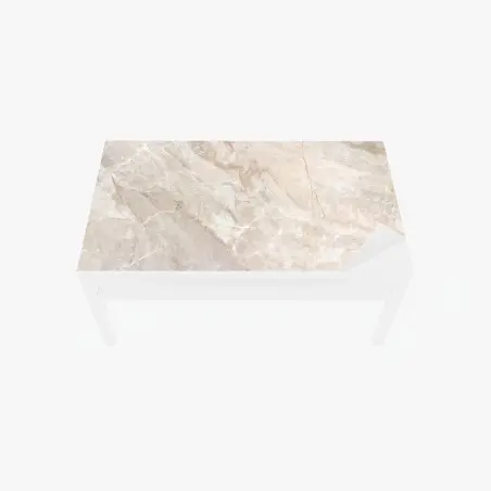 Sticker pour table et bureau marbre crème élégant pour décoration murale – Wallnifity®