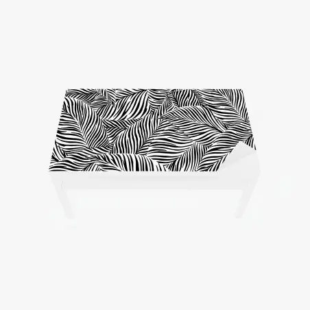 Sticker pour table et bureau feuillage graphique noir et blanc – Wallnifity®