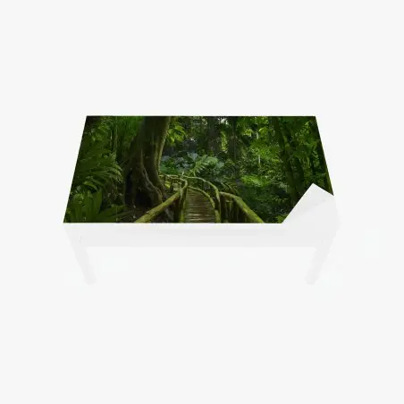 Sticker pour table et bureau promenade mystérieuse au cœur de la jungle – Wallnifity®