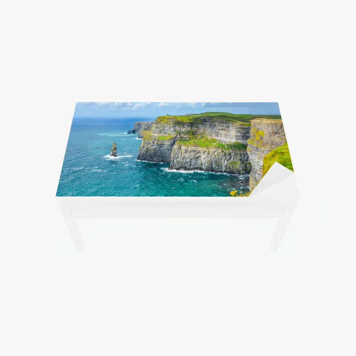 Sticker pour table et bureau panorama des falaises de Moher et de l'océan – Wallnifity® Sticker pour table et bureau panorama des falaises de Moher et de l'océan – Wallnifity®