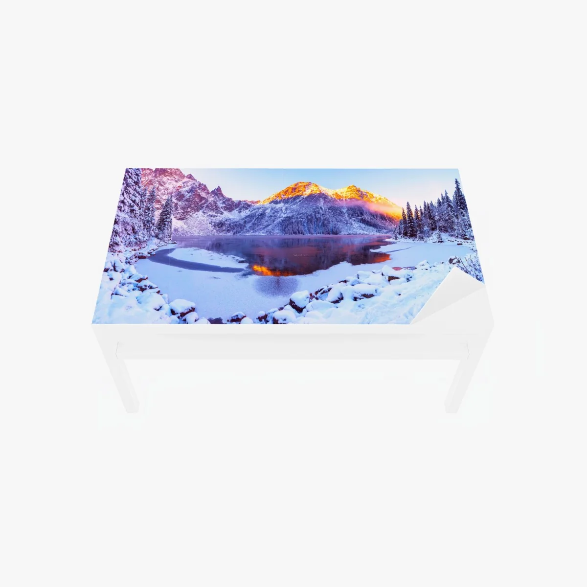 Sticker pour table et bureau paysage alpin au lever du soleil dans les Alpes italiennes – Wallnifity® Sticker pour table et bureau paysage alpin au lever du soleil dans les Alpes italiennes – Wallnifity®