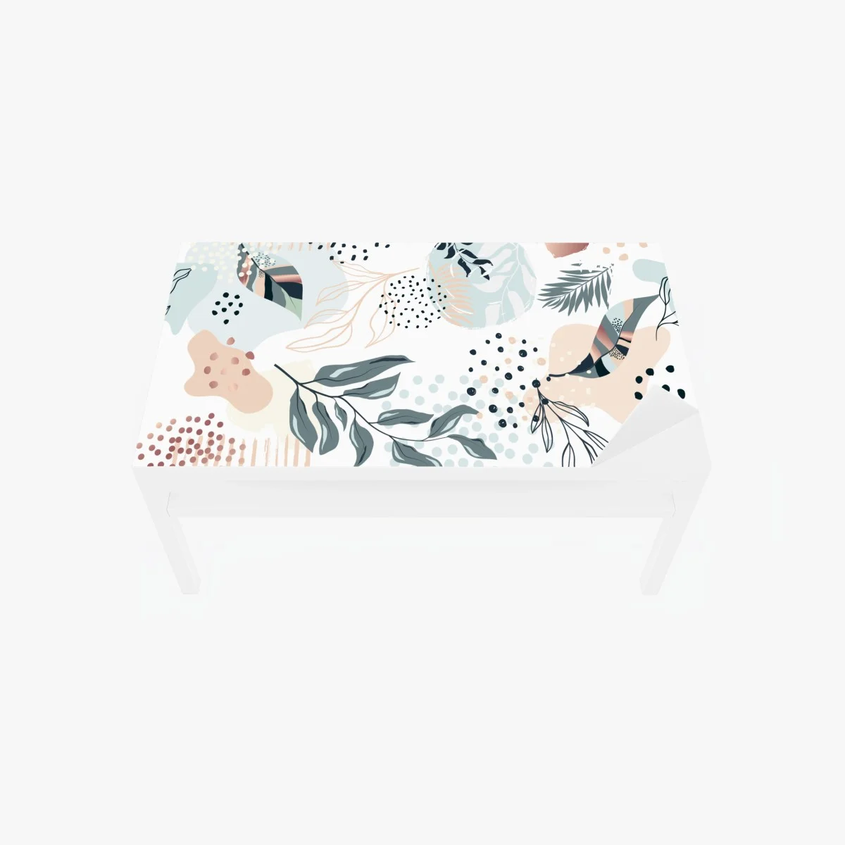 Sticker pour table et bureau esprit botanique abstrait pastel – Wallnifity® Sticker pour table et bureau esprit botanique abstrait pastel – Wallnifity®