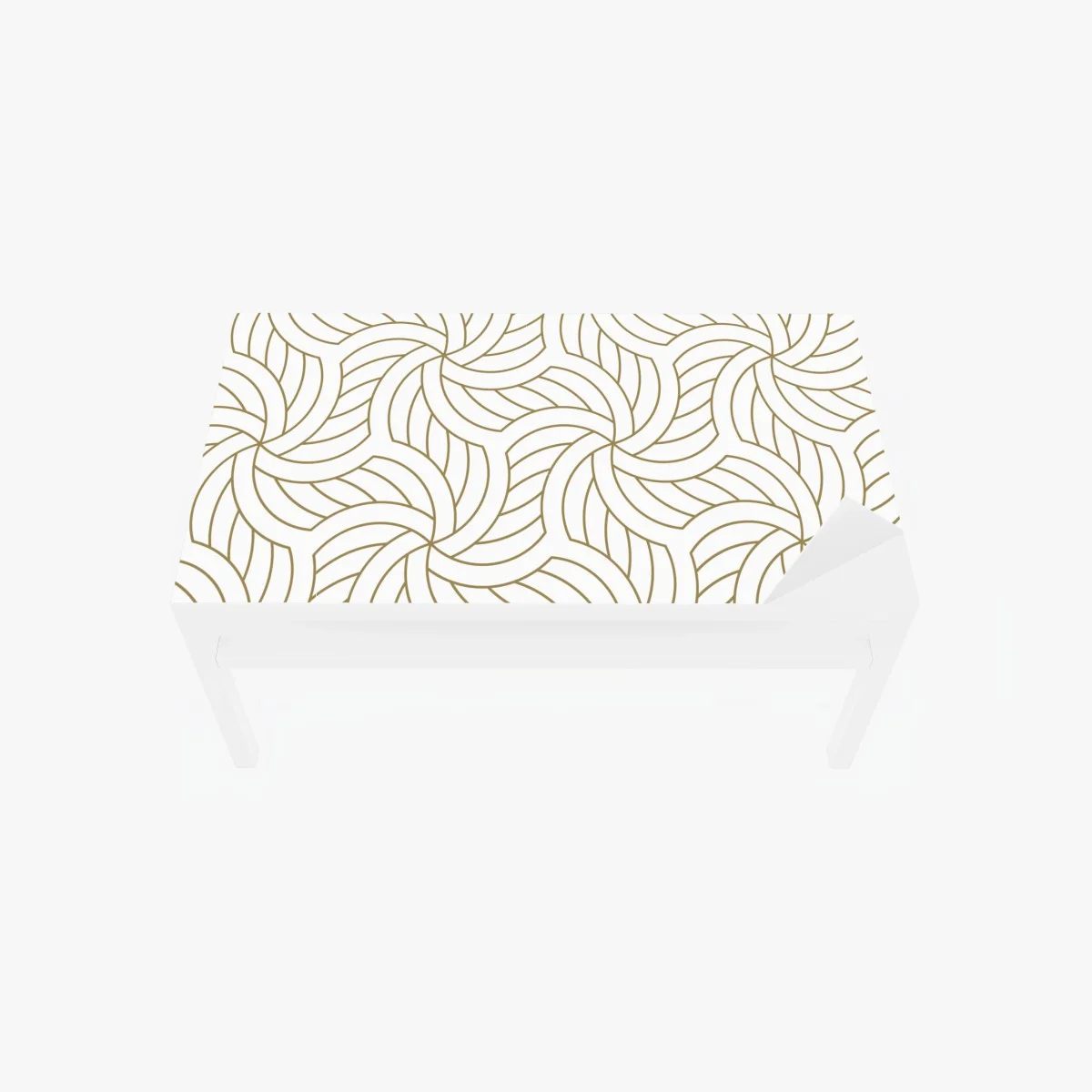 Sticker pour table et bureau motif géométrique doré en spirale – Wallnifity® Sticker pour table et bureau motif géométrique doré en spirale – Wallnifity®