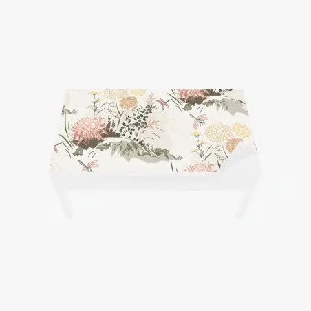 Sticker pour table et bureau motif floral délicat aux libellules – Wallnifity®