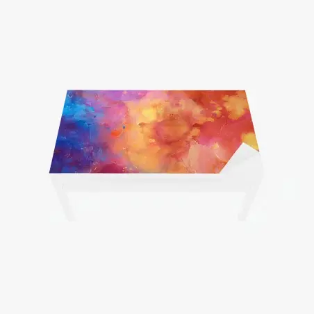 Sticker pour table et bureau éclat chromatique abstrait – Wallnifity®