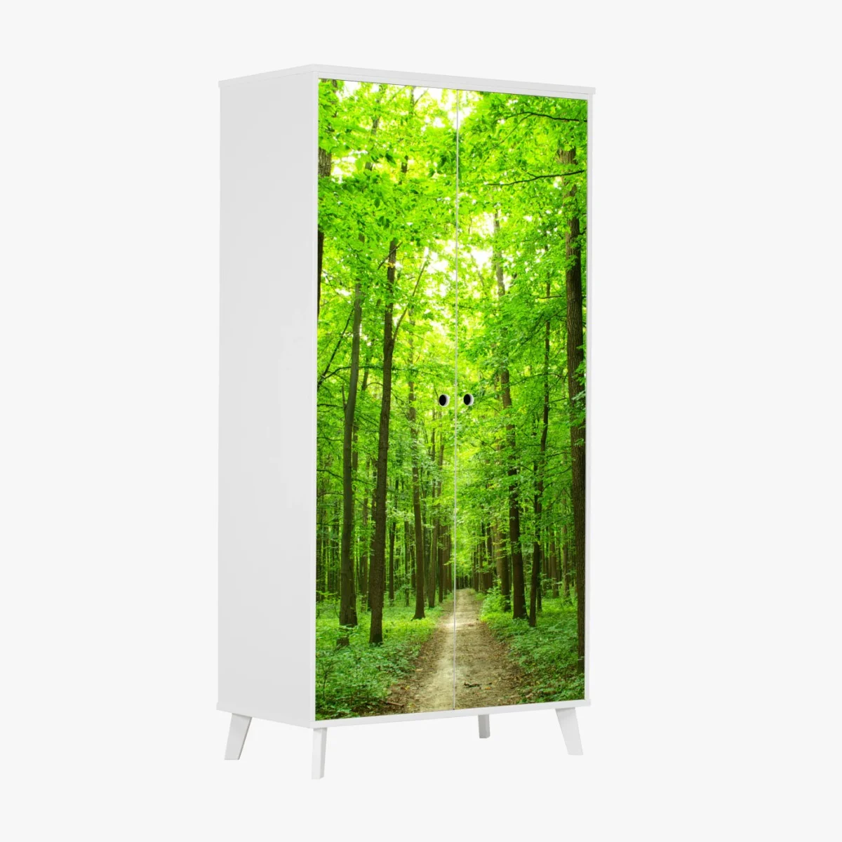 Sticker pour armoire chemin forestier verdoyant au cœur de la nature – Wallnifity® Sticker pour armoire chemin forestier verdoyant au cœur de la nature – Wallnifity®
