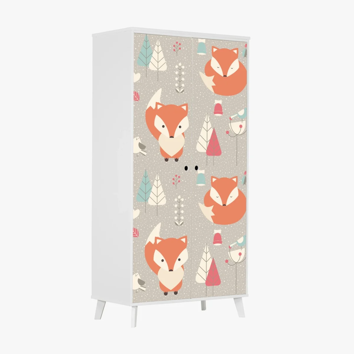 Sticker pour armoire motif renard scandinave pour chambre d'enfant – Wallnifity® Sticker pour armoire motif renard scandinave pour chambre d'enfant – Wallnifity®
