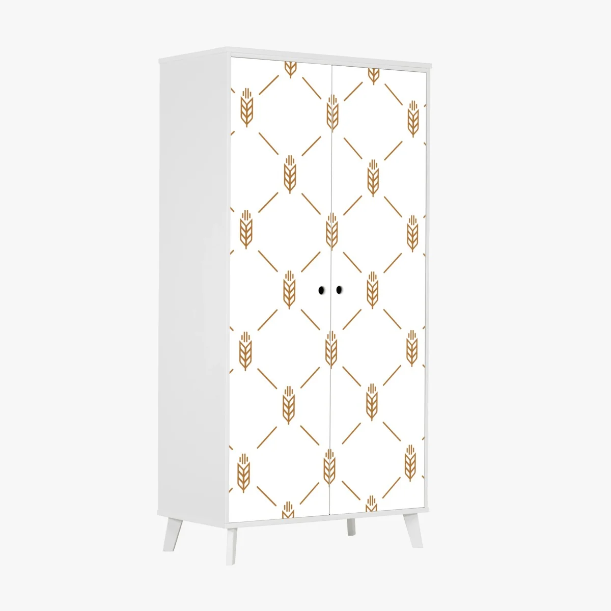 Sticker pour armoire motif épis de blé minimaliste – Wallnifity® Sticker pour armoire motif épis de blé minimaliste – Wallnifity®