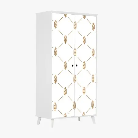 Sticker pour armoire motif épis de blé minimaliste – Wallnifity®