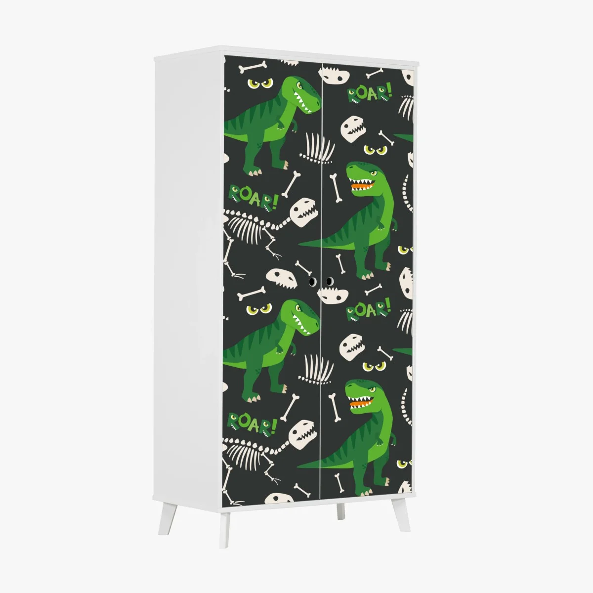 Sticker pour armoire motif dinosaures tyrannosaures verts pour chambre d'enfant – Wallnifity® Sticker pour armoire motif dinosaures tyrannosaures verts pour chambre d'enfant – Wallnifity®