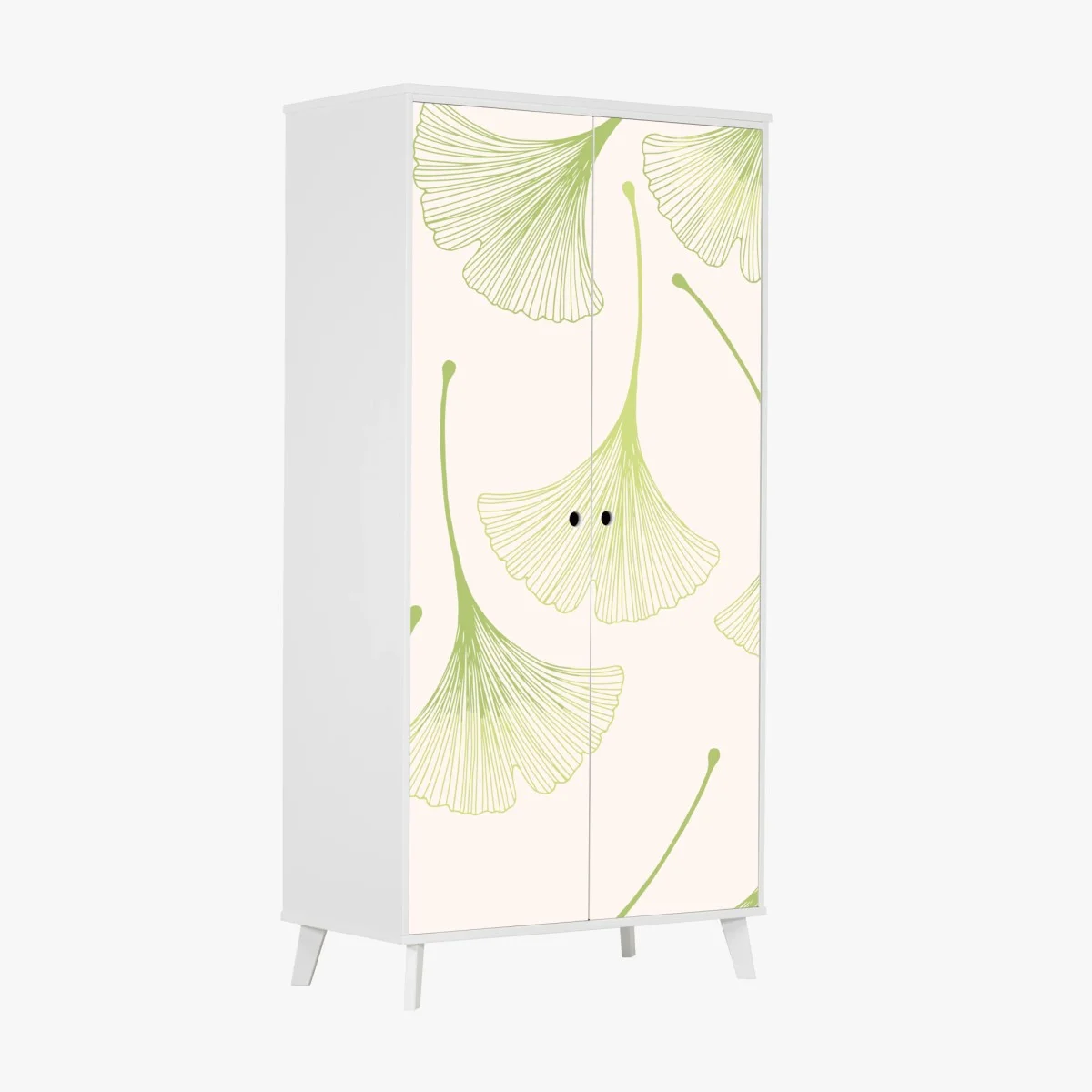 Sticker pour armoire motif délicat de feuilles de ginkgo – Wallnifity® Sticker pour armoire motif délicat de feuilles de ginkgo – Wallnifity®