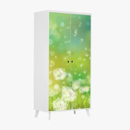 Sticker pour armoire rêverie de pissenlits printaniers – Wallnifity®