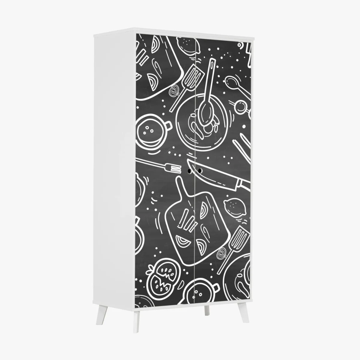 Sticker pour armoire motif culinaire sur ardoise – Wallnifity® Sticker pour armoire motif culinaire sur ardoise – Wallnifity®