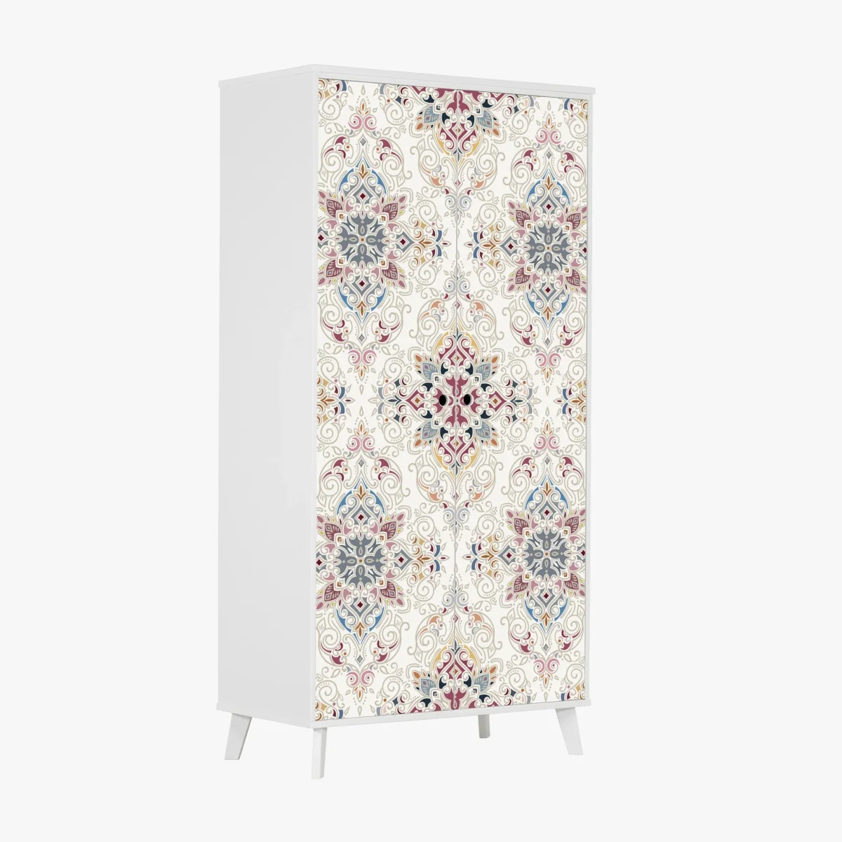 Sticker pour armoire motif damassé floral élégant – Wallnifity® Sticker pour armoire motif damassé floral élégant – Wallnifity®