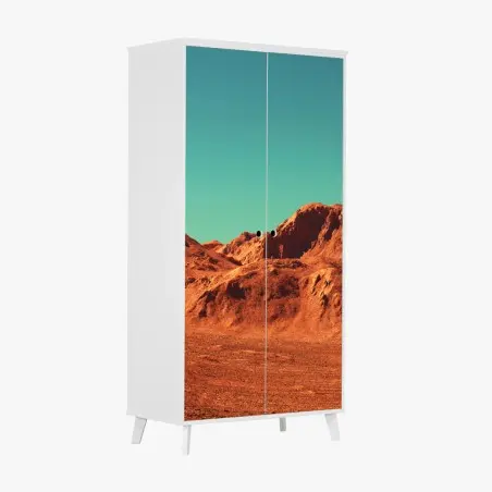 Sticker pour armoire horizon martien de Mars – Wallnifity®