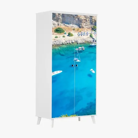 Sticker pour armoire baie d'Anthony Quinn à Rhodes – Wallnifity®