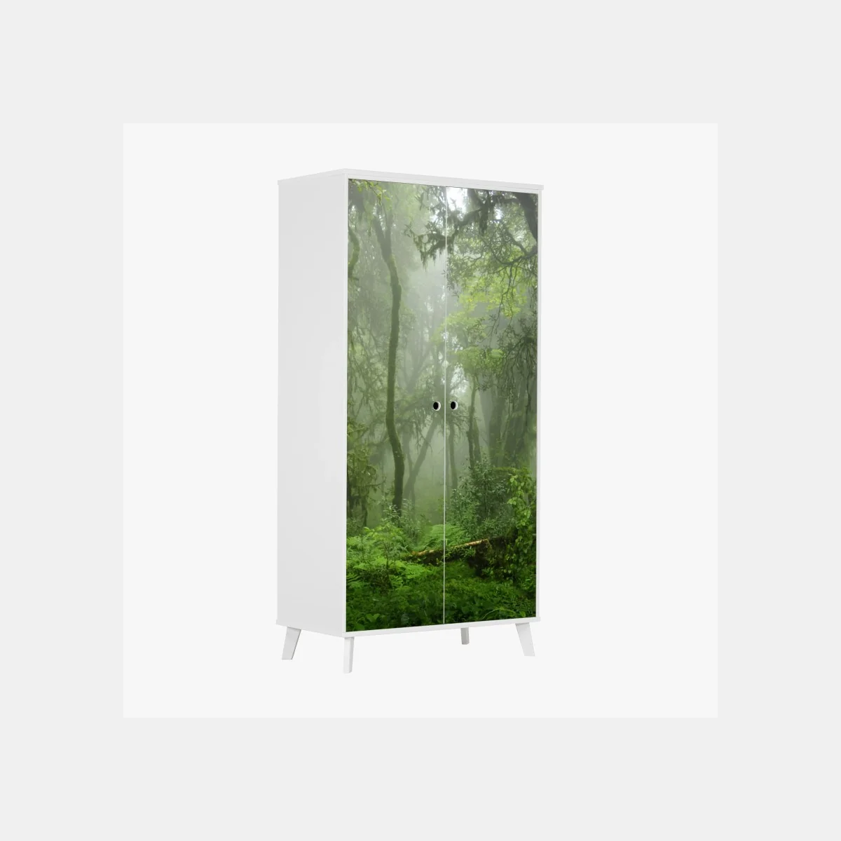 Sticker pour armoire brume verte dans la forêt tropicale d'Asie du Sud-Est – Wallnifity® Sticker pour armoire brume verte dans la forêt tropicale d'Asie du Sud-Est – Wallnifity®