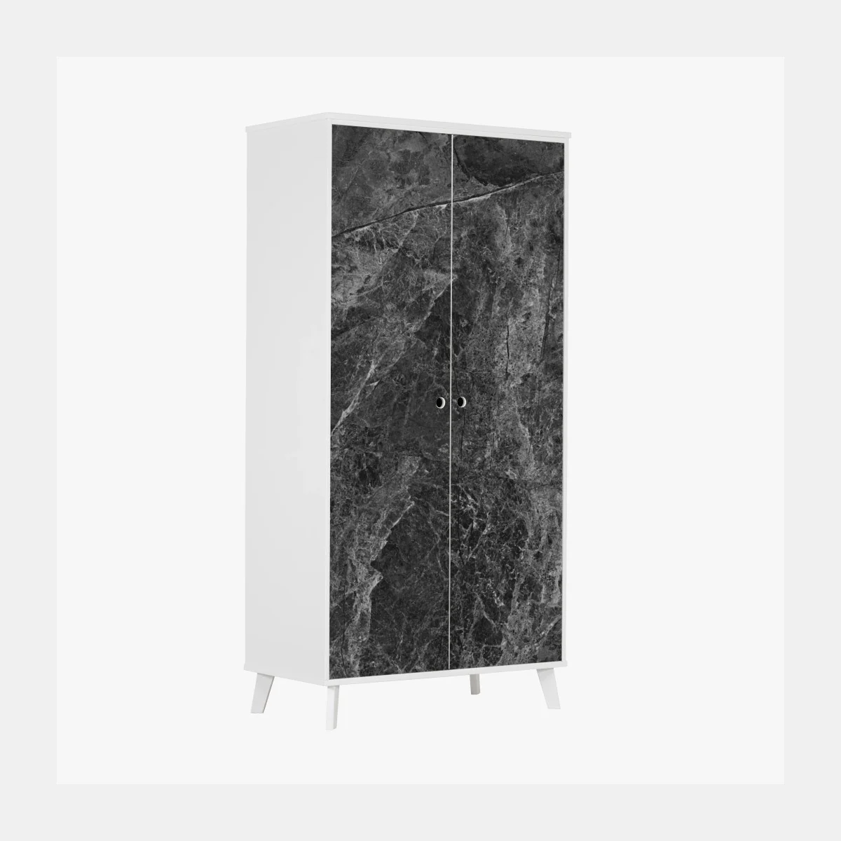 Sticker pour armoire marbre sombre à veines détaillées – Wallnifity® Sticker pour armoire marbre sombre à veines détaillées – Wallnifity®