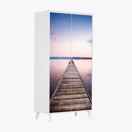 Sticker pour armoire passerelle vers le crépuscule – Wallnifity®